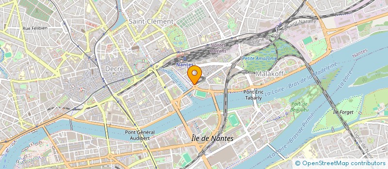 localisation de l'entreprise AGC à NANTES