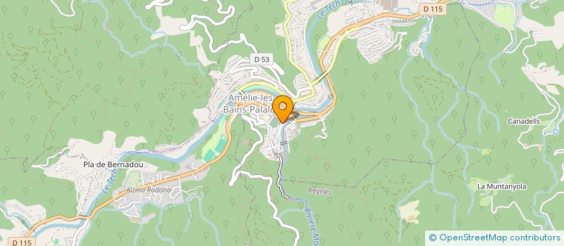 localisation de l'entreprise AGC  AMELIE-LES-BAINS-PALALDA