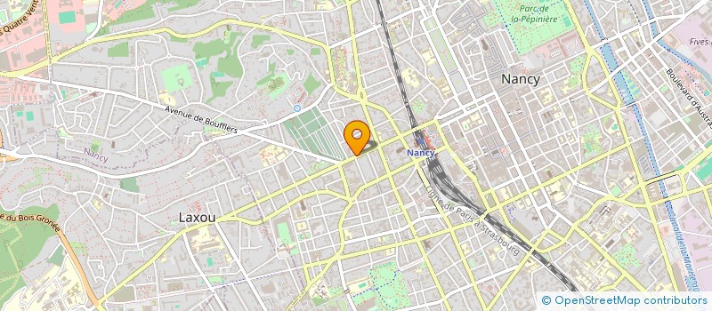 localisation de l'entreprise AGC 54 à NANCY