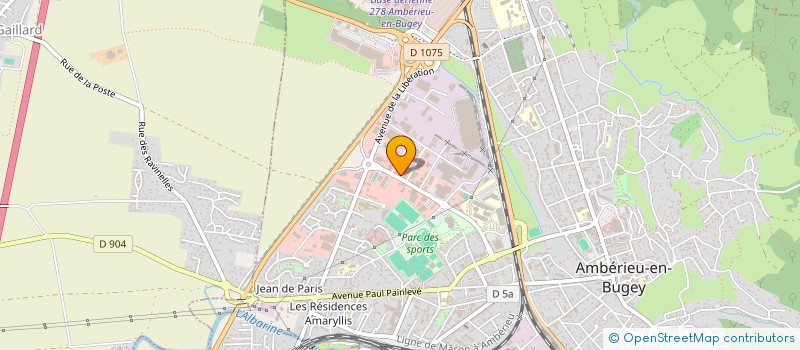 localisation de l'entreprise AGC à AMBERIEU-EN-BUGEY