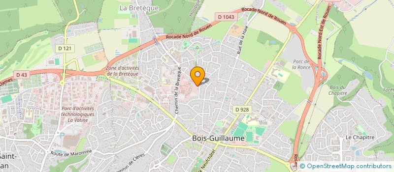 localisation de l'entreprise AGC à BOIS-GUILLAUME