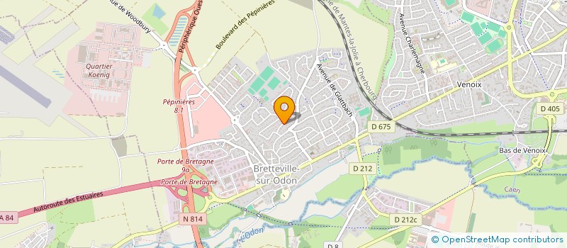 localisation de l'entreprise AGC  BRETTEVILLE-SUR-ODON