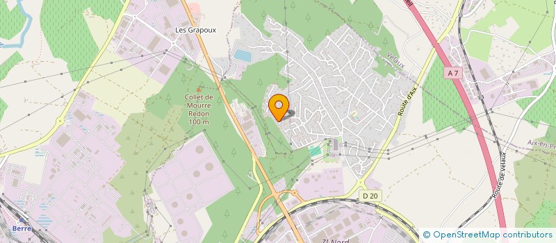 localisation de l'entreprise AGC  ROGNAC