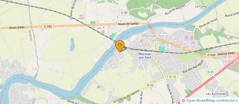 localisation de l'entreprise AGC  MARSSAC-SUR-TARN