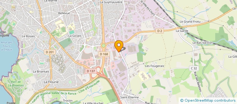 localisation de l'entreprise AGC  SAINT-MALO