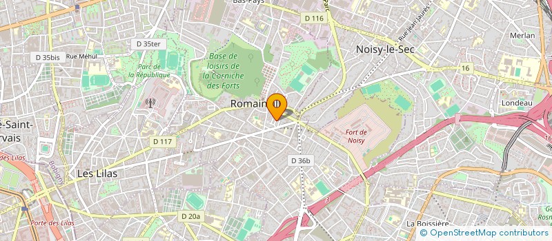 localisation de l'entreprise AGC à ROMAINVILLE