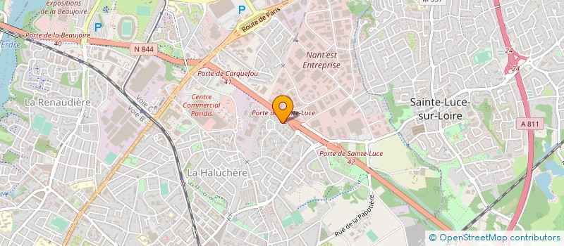 localisation de l'entreprise AGC AEXPERTIS à NANTES