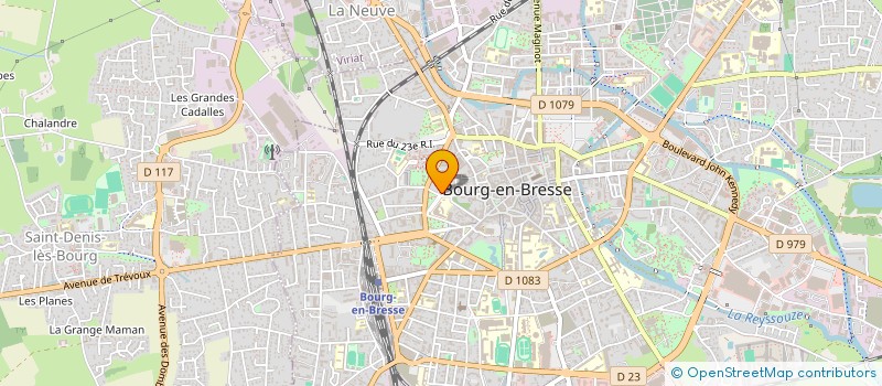 localisation de l'entreprise AGC AIN IMMO à BOURG-EN-BRESSE