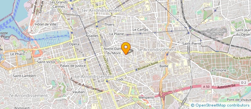 localisation de l'entreprise AGC ARTS GRAPHIQUES COMPOSES à MARSEILLE