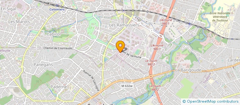 localisation de l'entreprise AGC ASSISTANCE GESTION COORDINATION à COLOMIERS