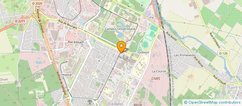 localisation de l'entreprise AGC CONSEIL SARL à ORLEANS
