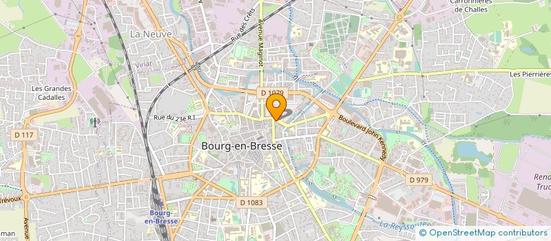 localisation de l'entreprise AGC DE L'AIN  BOURG-EN-BRESSE