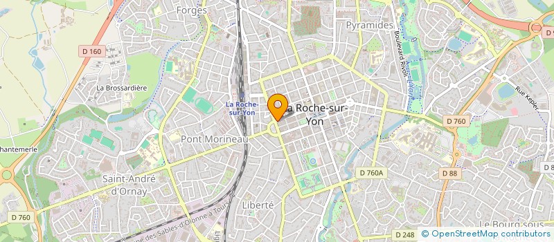 localisation de l'entreprise AGC FINANCEMENTS  LA ROCHE-SUR-YON