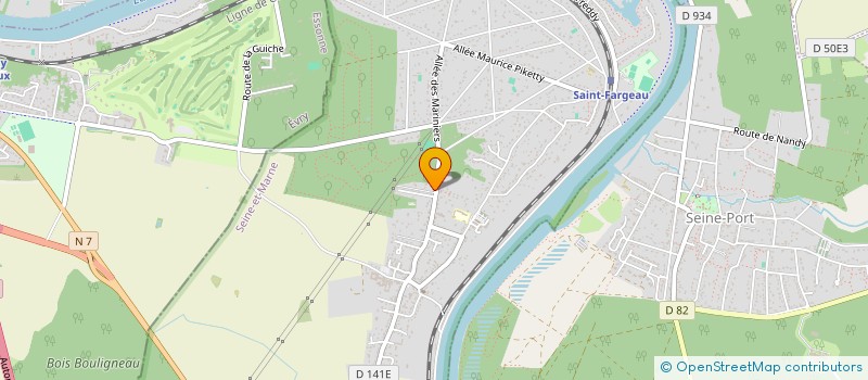 localisation de l'entreprise AGC FINANCES SA à SAINT-FARGEAU-PONTHIERRY