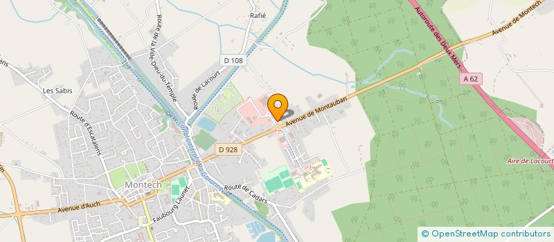 localisation de l'entreprise AGC HABITAT  MONTECH