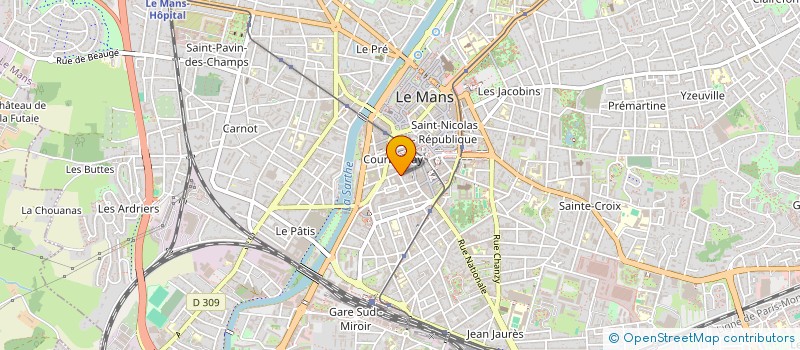 localisation de l'entreprise AGC PERSPECTIVES  LE MANS