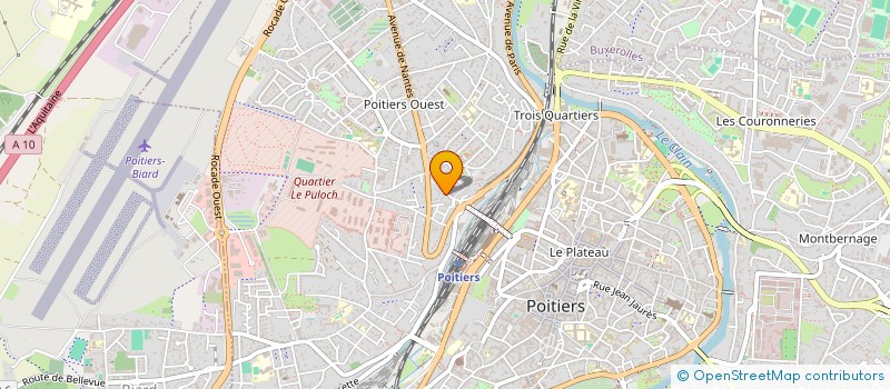 localisation de l'entreprise AGC SARL à POITIERS