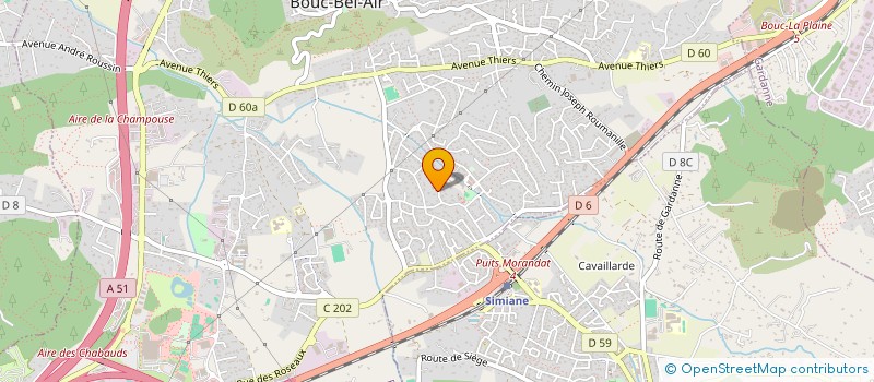 localisation de l'entreprise AGC SERVICES à BOUC-BEL-AIR