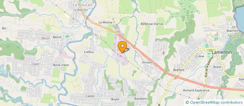 localisation de l'entreprise AGC VOLAILLES à LAMENTIN