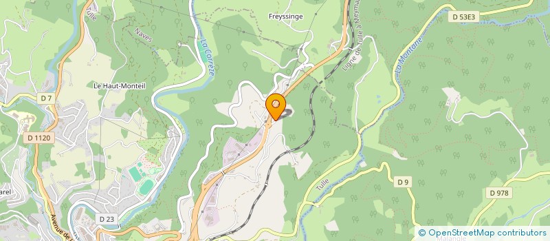 localisation de l'entreprise AGC19  TULLE