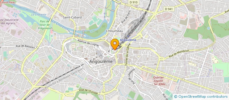 localisation de l'entreprise AGCA à ANGOULEME