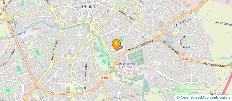 localisation de l'entreprise AGCA ERNAIL à CHOLET