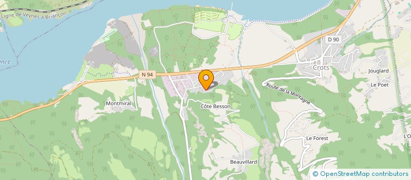 localisation de l'entreprise AGCA ET FILS  CROTS