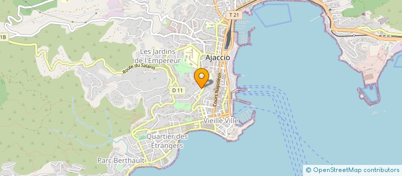 localisation de l'entreprise AGCB à AJACCIO