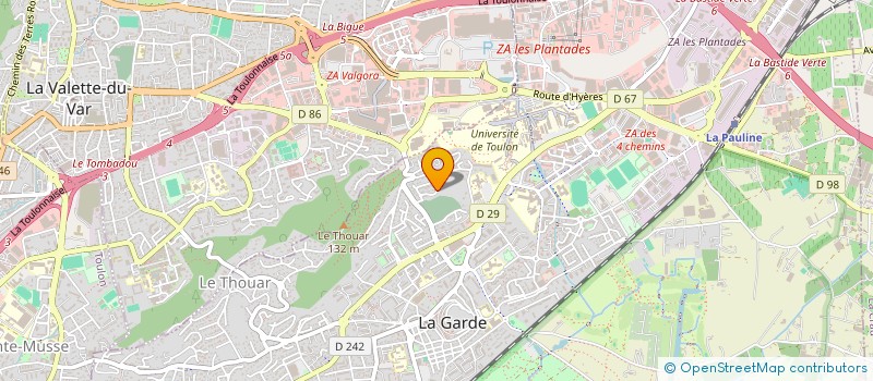 localisation de l'entreprise AGCC à LA GARDE