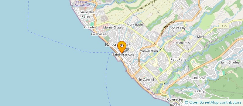 localisation de l'entreprise AGCE AFFAIR CONSEIL GESTION ENTR RECOUVR à BASSE-TERRE