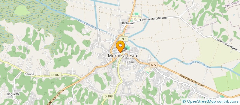 localisation de l'entreprise AGCE ANIMAT DEVEL CULTUREL ET SPORTIF à MORNE-A-L'EAU