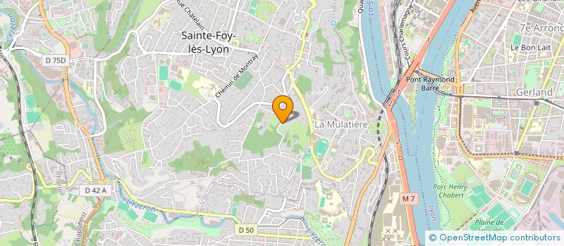 localisation de l'entreprise AGCE ASSIST LYONNAISE D INFORMAT  SAINTE-FOY-LES-LYON