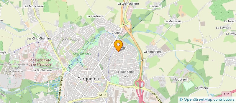 localisation de l'entreprise AGCE COMMERC MARKETING DEVELOP ACMD à CARQUEFOU