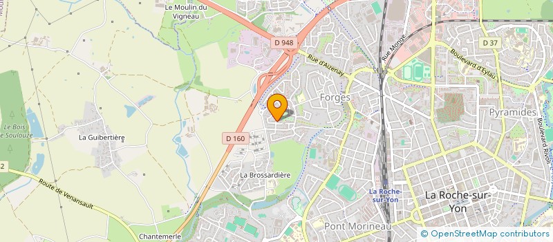 localisation de l'entreprise AGCE DE GPT SURVEILLANCE ET PROTECTION à LA ROCHE-SUR-YON