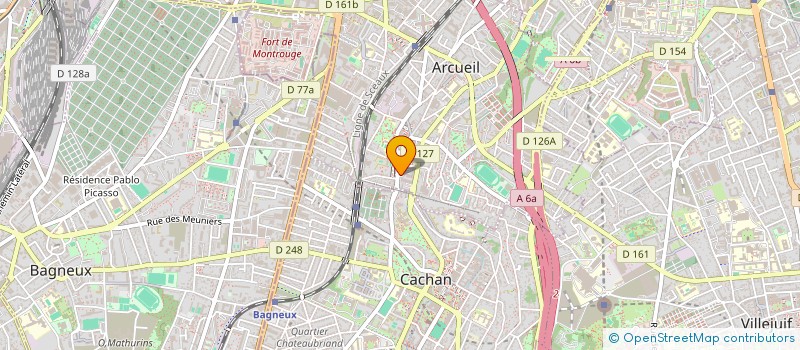 localisation de l'entreprise AGCE DE SECURITE PRIVEE EUR 2000 à ARCUEIL