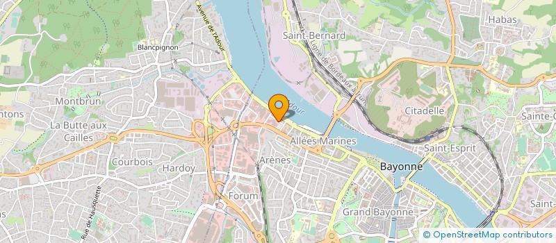 localisation de l'entreprise AGCE DEVELOPP ECONOMIQUE DU PAYS BASQUE à BAYONNE