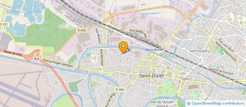 localisation de l'entreprise AGCE DIFFUSION CIAL POUR L'INDUSTRIE à SAINT-DIZIER