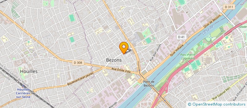 localisation de l'entreprise AGCE EUR PREVENTION PROTECTION SECURITE à BEZONS