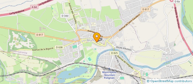 localisation de l'entreprise AGCE EUR SECURITE PROTECTION PREVENTION  MONTREJEAU