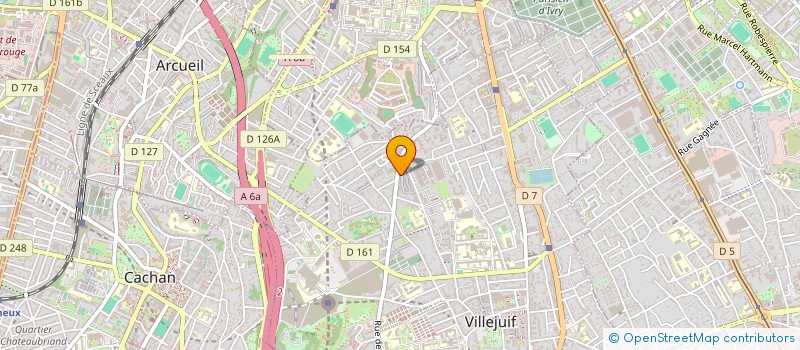 localisation de l'entreprise AGCE FR GARDIENNAGE SECURITE PRIVEE  VILLEJUIF