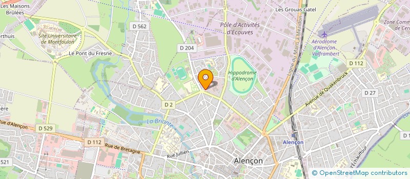 localisation de l'entreprise AGCE GEN EDITIONS REALISAT PUBLICITAIRES à ALENCON