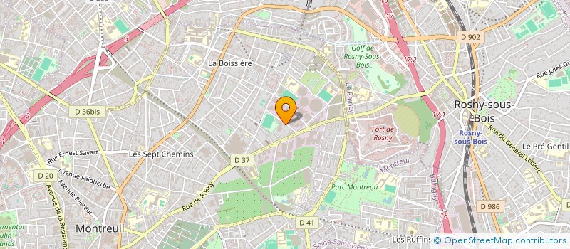 localisation de l'entreprise AGCE GEN MULTISERVICES ET-OU AGM à MONTREUIL