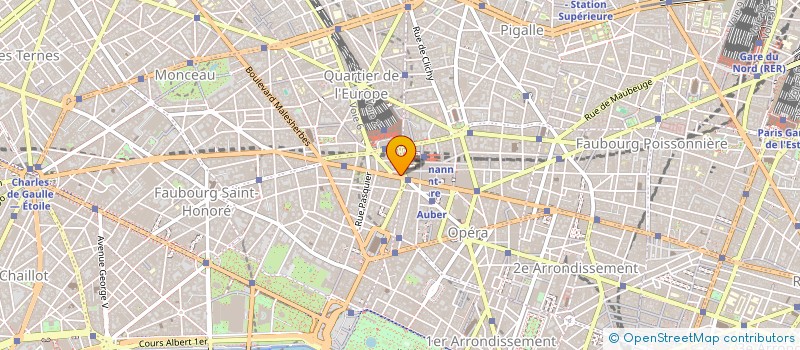 localisation de l'entreprise AGCE PLACEM PERSON INTERIMAIRE à PARIS