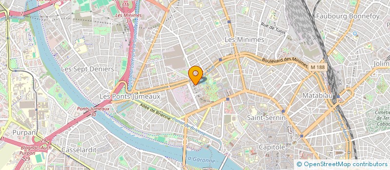 localisation de l'entreprise AGCE POUR L'AMELIORATION DE L'HABITAT à TOULOUSE