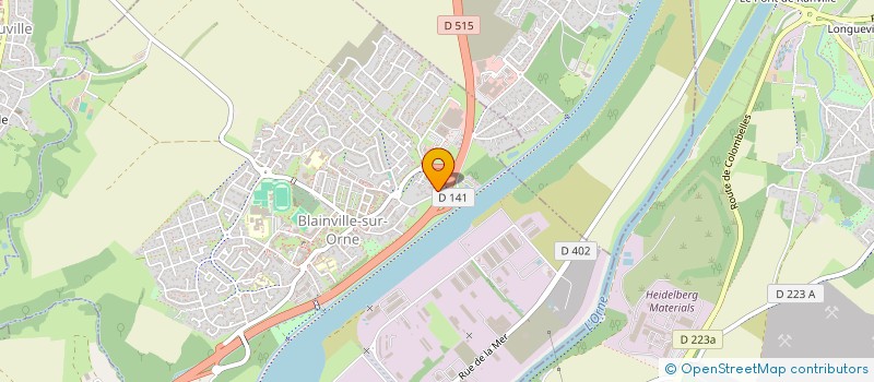 localisation de l'entreprise AGCE POUR LA PREVENTION DU GD OUEST à BLAINVILLE-SUR-ORNE