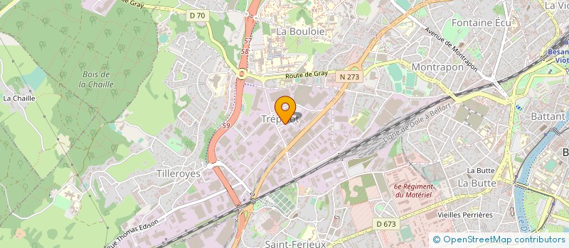 localisation de l'entreprise AGCE REG DEVELOPPEMENT FRANCHE COMTE à BESANCON