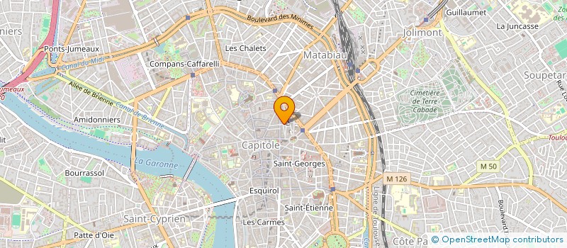 localisation de l'entreprise AGCE REG DEVELOPPEMENT SOC DE L'INFORMAT  TOULOUSE