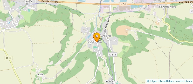 localisation de l'entreprise AGCJ  COURTIEUX