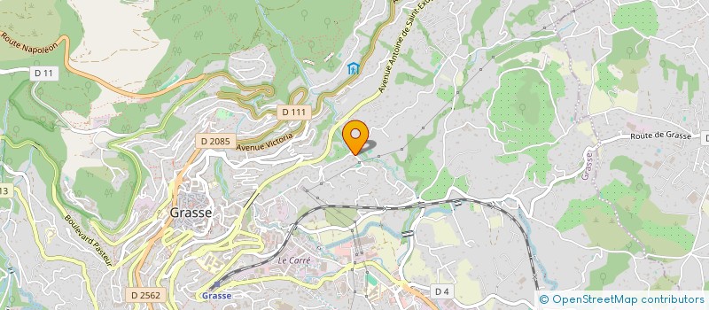 localisation de l'entreprise AGCJ  GRASSE