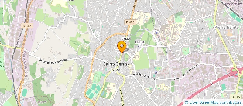 localisation de l'entreprise AGCJM  SAINT-GENIS-LAVAL